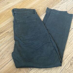 Green Everlane straight jeans size 6, EUC